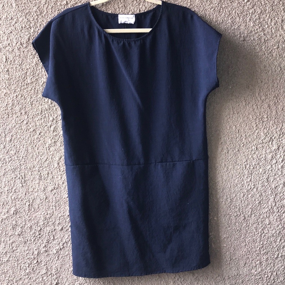 Navy Blue Shift dress w/ pockets